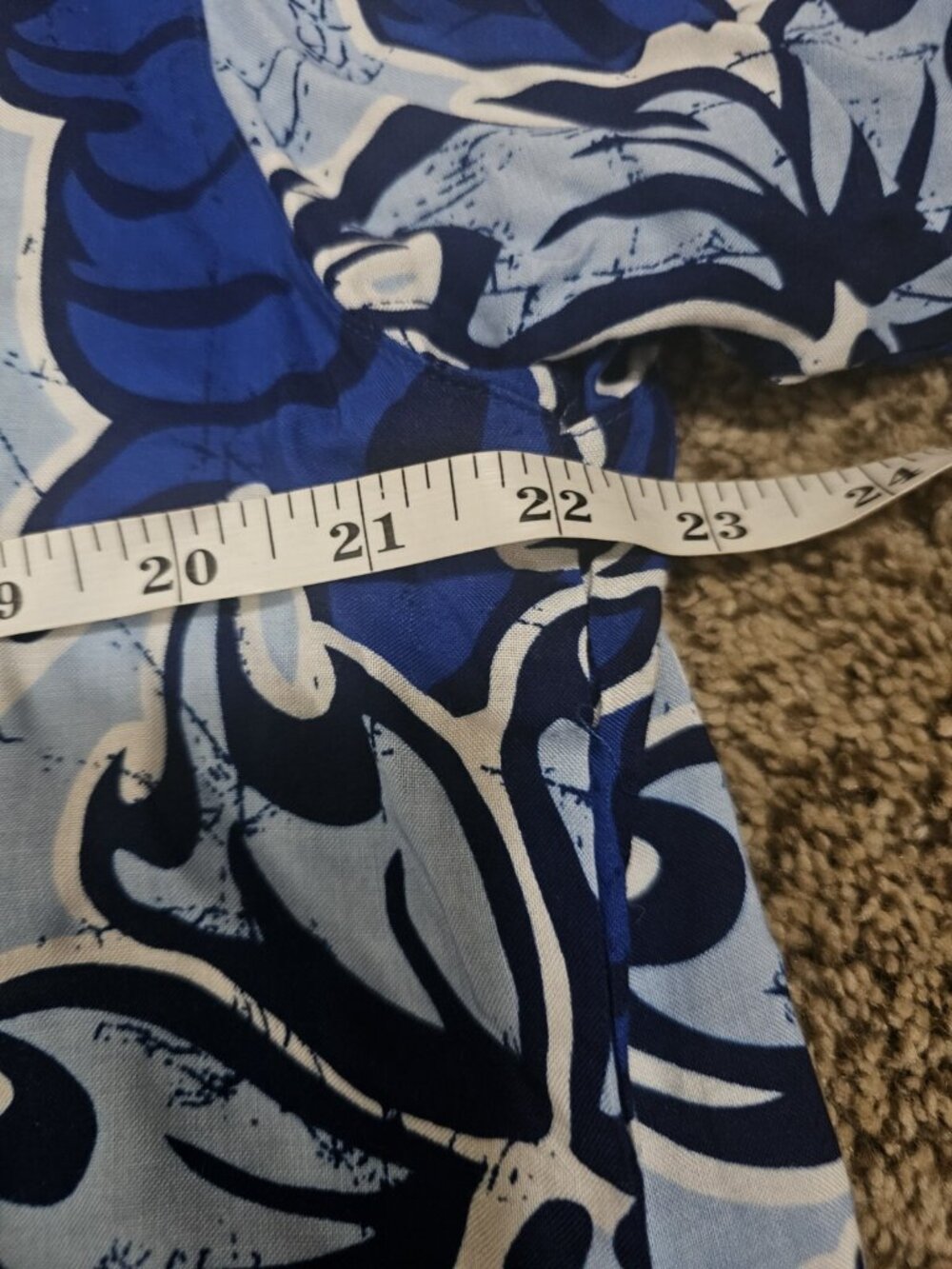 Corona Extra Blue Floral Hawaiian Shirt Short Sleeve Men's Size XL - Picture 4 of 4